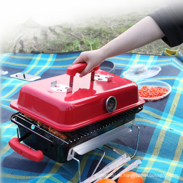 Portable Mini Tischplatte Holzkohle Barbecue Grill für Camping